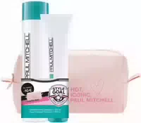 Aktion Paul Mitchell Save On Instant Moisture Treatment Cosmetic Bag Shampoo 200ml Treatment 150ml