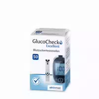 Glucocheck Excellent Blutzuckerteststreifen, 25 Stück
