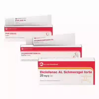 Aliud Wanderset Mit Schmerzgel Creme Salbe