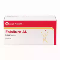 Folsäure Al 5 mg Tabletten bei Folsäuremangel