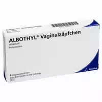 Albothyl Vaginalzäpfchen 90mg 6 St Vaginalsuppositorien