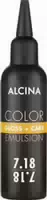 Alcina Color Gloss Care Emulsion Haarfarbe 7 18 m Blond Asch Silber Haarfarbe 100 ml