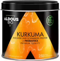 Aldous Bio Bio Kurkuma 250 Kapseln 203 g
