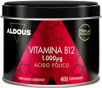 Aldous Bio Vitamine B12 Et Acide Folique 400 Comprimés
