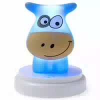 Alecto Naughty Cow Led Nachtlicht Kuhblau