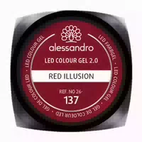 Alessandro International Led Colour Gel 2 0 137 Red Illusion