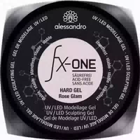 Nagelmodellage Fx One Hard Gel Rose Glam Shimmer 15 ml