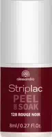 Alessandro Striplac Peel Or Soak 128 Rouge Noir