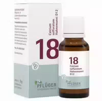 Biochemie Pflüger 18 Calcium Sulfuratum D 12 Globuli