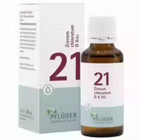 Biochemie Pflüger 21 Zincum Chloratum D 6 Tropfen