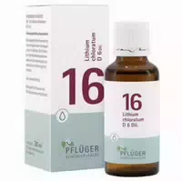 Schüßler Biochemie Pflüger 16 Lithium Chloratum D6 Tropfen