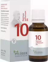 Biochemie Pflüger Schüßler Salz Nr 10 Natrium Sulfuricum D6 15 g