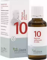 Biochemie Pflüger Schüßler Salz Nr 10 Natrium Sulfuricum D6 30 ml