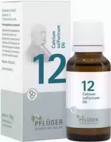 Biochemie Pflüger Schüßler Salz Nr 12 Calcium Sulfuricum D6 15 g