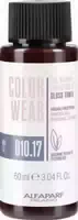 Alfaparf Milano Color Wear Gloss Toner 010 17 60ml Flüssigtönung, Hellstes Mattes Aschblond