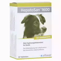 Hepatosan 1600 Diät Erg Futterm Tab F Hu 32 st