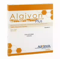 Algivon Plus Honigalginat Wundauflage 5x5 cm 5 st