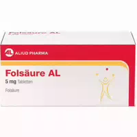 Folsäure Al 5 mg Tabletten bei Folsäuremangel