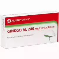 Ginkgo Al 240 mg Filmtabletten bei Altersbedingten Gedächtniseinbußen mit Leichter Demenz