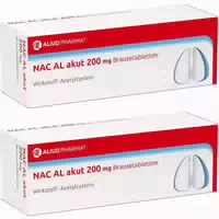 Nac Al Akut 200 mg Brausetabletten zur Erleichterung des Abhustens bei Erkältungsbedingter Bronchitis Schleimlöser