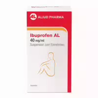 Ibuprofen Al 40 mg ml Suspension bei Fieber und Schmerzen