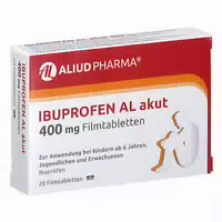 Ibuprofen Al Akut 400 mg Filmtabletten bei Akuten Schmerzen