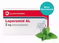 Loperamid Al 2 mg 6 st Schmelztabletten