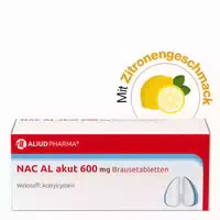 Nac Al Akut 600 mg Brausetabletten zur Erleichterung des Abhustens bei Erkältungsbedingter Bronchitis Schleimlöser