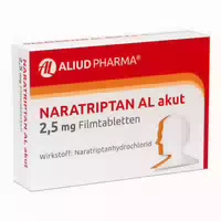 Naratriptan Al Akut 2,5 Mg Filmtabletten Bei Migräne