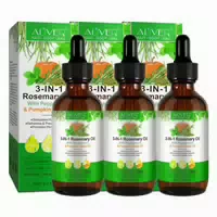 Aliver 3 in 1 Rosmarinöl Pfefferminz Kürbiskern Haaröl für Haarwachstum