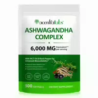 Aliver Ashwagandha Extrakt Komplex Hochdosiert Softgels Laborgeprüft
