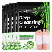 Aliver Detox Fußpflaster Fuß Pflaster Fußpflege Entgiftungspflaster mit Bambusessig