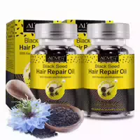 Aliver Haaröl Schwarzkümmelöl Für Haarwachstum In Kapseln