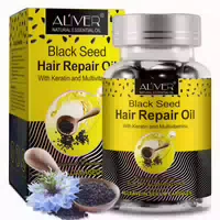 Aliver Haaröl Schwarzkümmelöl für Haarwachstum in Kapseln