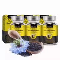 Aliver Haaröl Schwarzkümmelöl für Haarwachstum in Kapseln