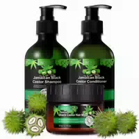 Aliver Haarpflege Set Rizinus Shampoo Conditioner Haarmaske für Haarwachstum
