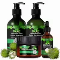 Aliver Haarpflege Set Rizinus Shampoo Conditioner Haarmaske Haaröl Für Haarwachstum