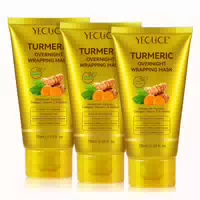 Aliver Kollagen Nachtmaske für Gesicht mit Retinol Vitamin C Kurkuma