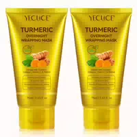 Aliver Kollagen Nachtmaske für Gesicht mit Retinol Vitamin C Kurkuma