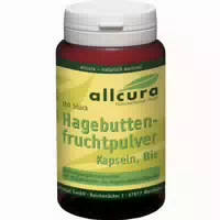 Allcrua Hagebutten Fruchtpulver Kapseln Bio 180 St
