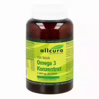 Omega 3 Konzentrat aus Fischöl 1000 mg Kapseln 100 st Kapseln