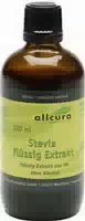 Allcura Stevia Flüssig Extrakt 100 Ml Flüssigkeit