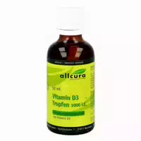 Allcura Vitamin D3 Tropfen 1000 I E 50 ml Tropfen