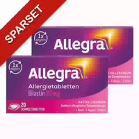 Allegra Allergie & Heuschnupfen Schmelztabletten mit Bilastin