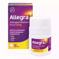 Allegraâ Allergietabletten mit 20 mg Bilastin