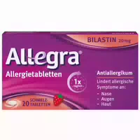 Allegra Allergietabletten Kinder 10 mg 20 st Schmelztabletten