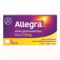 Allegra Allergietabletten | Schnell bei Heuschnupfen und Ganzjährigen Allergien | Macht Nicht Müder | Antihistaminikum