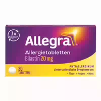 Allegra Allergietabletten | Schnell bei Heuschnupfen und Ganzjährigen Allergien | Macht Nicht Müder | Antihistaminikum