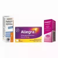Allergie Bundle: Heuschnupfen Augen Fokus