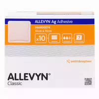 Allevyn Ag Adhesive 10x10 Cm Wundverband 10 St
